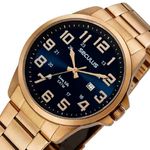 relógio seculus masculino dourado 44042gpsvda2