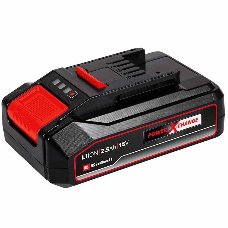 kit iniciante bateria 18v 2.5ah com carregador bivolt einhell start power x-change