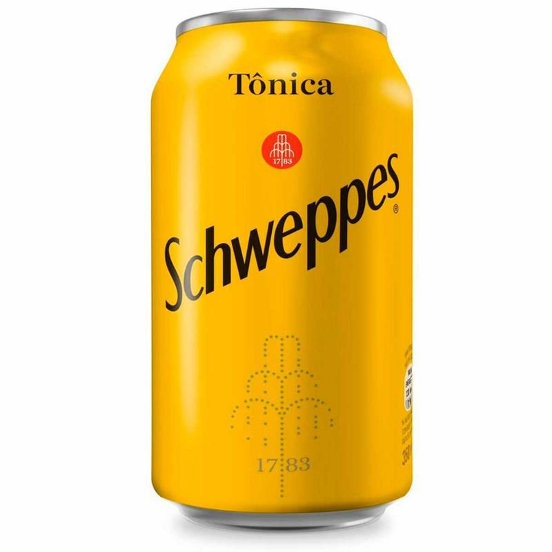 água tônica schweppes lata 350ml 01 unidade