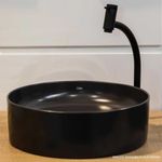 torneira celite para lavatório de mesa bica alta basic preto matte (mp)