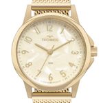 relógio technos feminino analógico dourado 2035mxg/1x