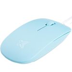 mouse com fio maxprint surface 1200 dpi usb 2.0 azul 60000137