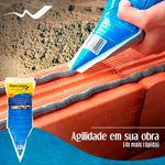 argamassa polimérica biomassa bisnaga 3kg - cinza (mp)