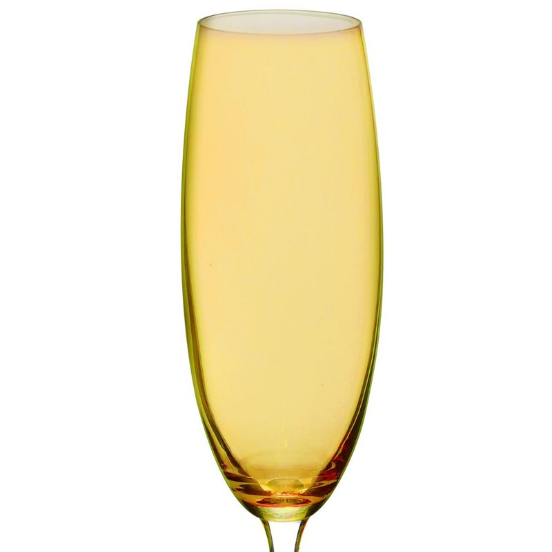 jogo de taças full fit 6 peças para champanhe bohemia 220ml âmbar 57732