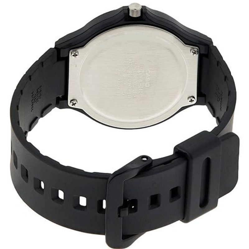 relógio masculino casio preto mw-240-7evdf