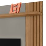 painel home para tv até 60" linea pitanga amêndoa titânio