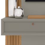 painel home para tv até 60" linea pitanga amêndoa titânio