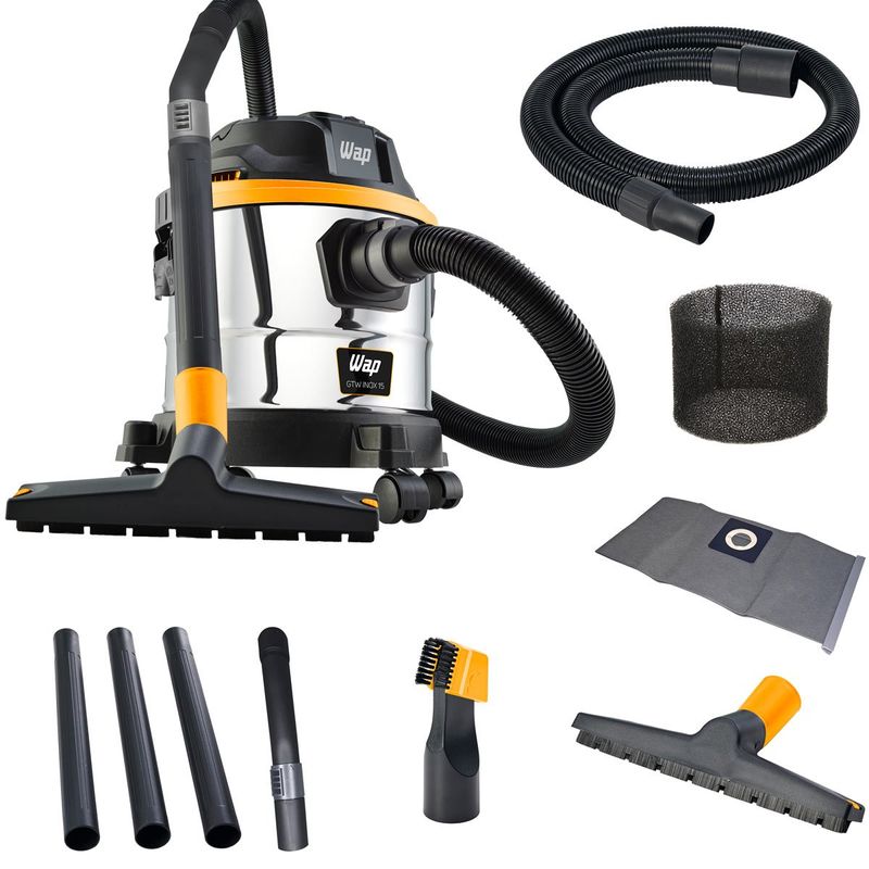 aspirador de pó e água wap gtw 15 1700w 127v inox