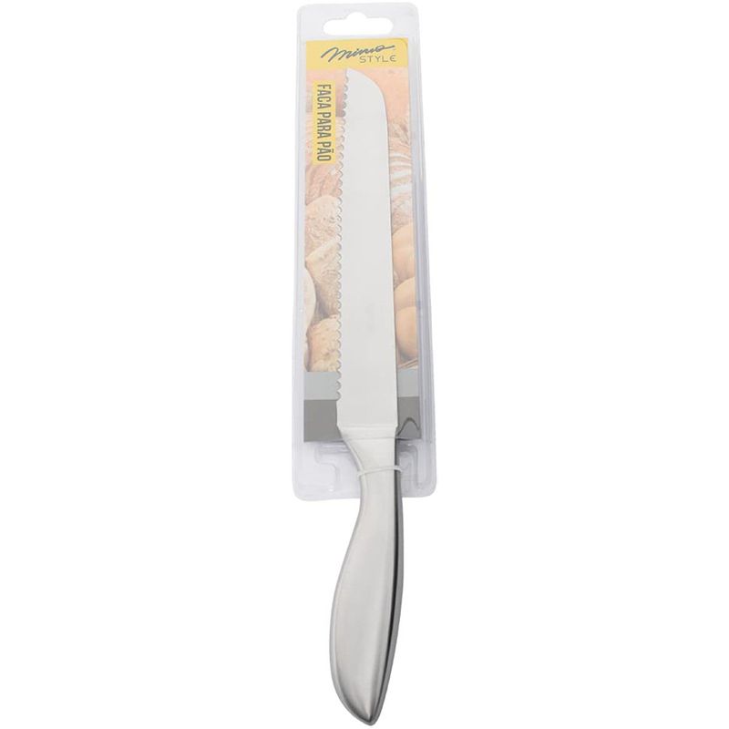 faca mimo style para pão 8" inox prata 6924