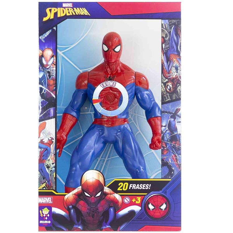 boneco mimo homem aranha com 20 frases 580