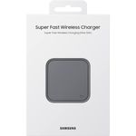 carregador rápido sem fio single pad 15w preto