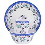 jogo de jantar latcor 12 peças gibson everyday alhambra blues 93742.12