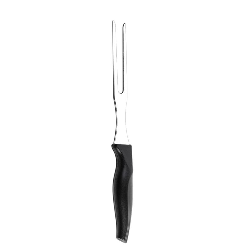 jogo para churrasco brinox faca e garfo trinchante cross preto 2556308