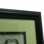 quadro latcor banheira com moldura de madeira 64560