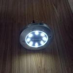 luminária solar chão ecosolis 8 leds 1448