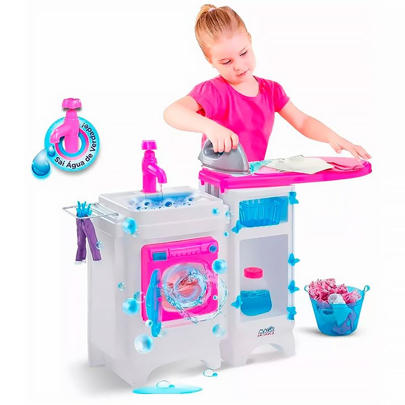 lavanderia magic toys lav&pass branco 8042