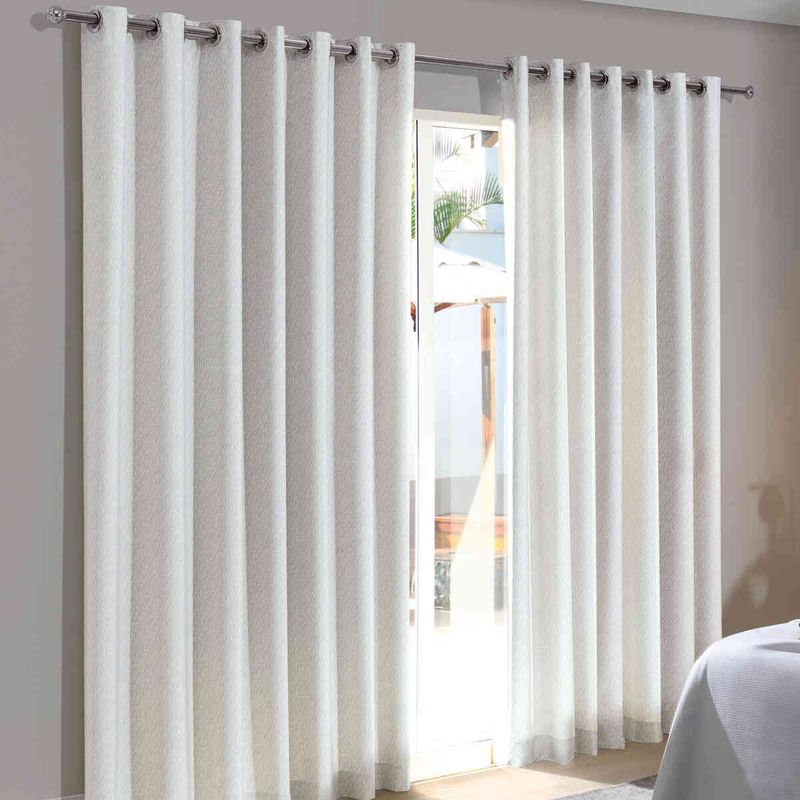 cortina dohler corta-luz ária d 200x180cm branco 1980928314530