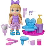 boneca baby alive hasbro sudsy styling loira f5112