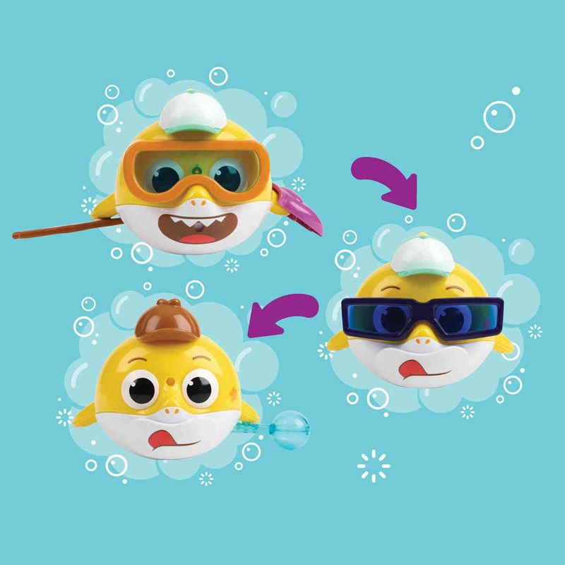 kit banho sunny baby shark big show com acessórios 2369