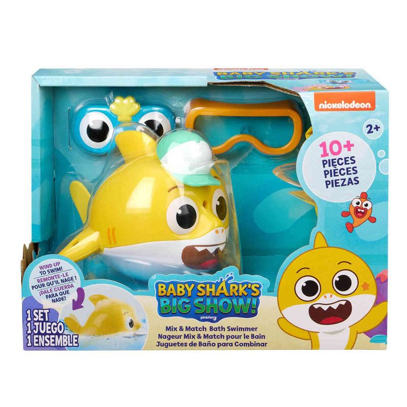 kit banho sunny baby shark big show com acessórios 2369
