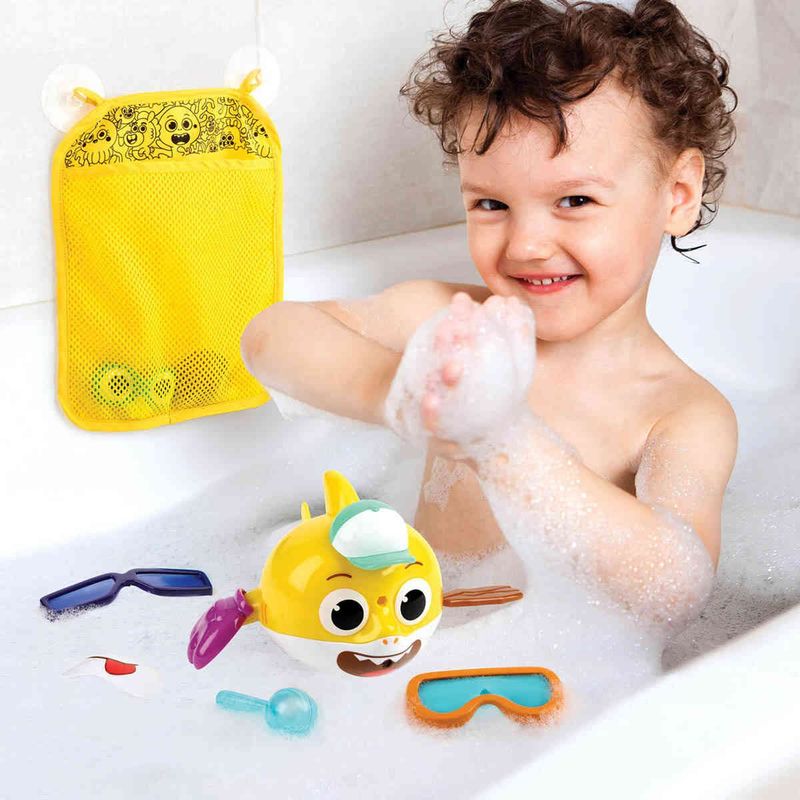 kit banho sunny baby shark big show com acessórios 2369