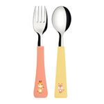 jogo de talheres infantil tramontina baby friends colorido 23797907