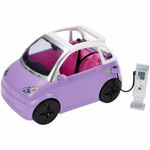 carrinho de brinquedo mattel barbie veículo roxo hjv36