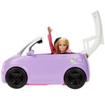 carrinho de brinquedo mattel barbie veículo roxo hjv36