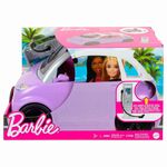 carrinho de brinquedo mattel barbie veículo roxo hjv36