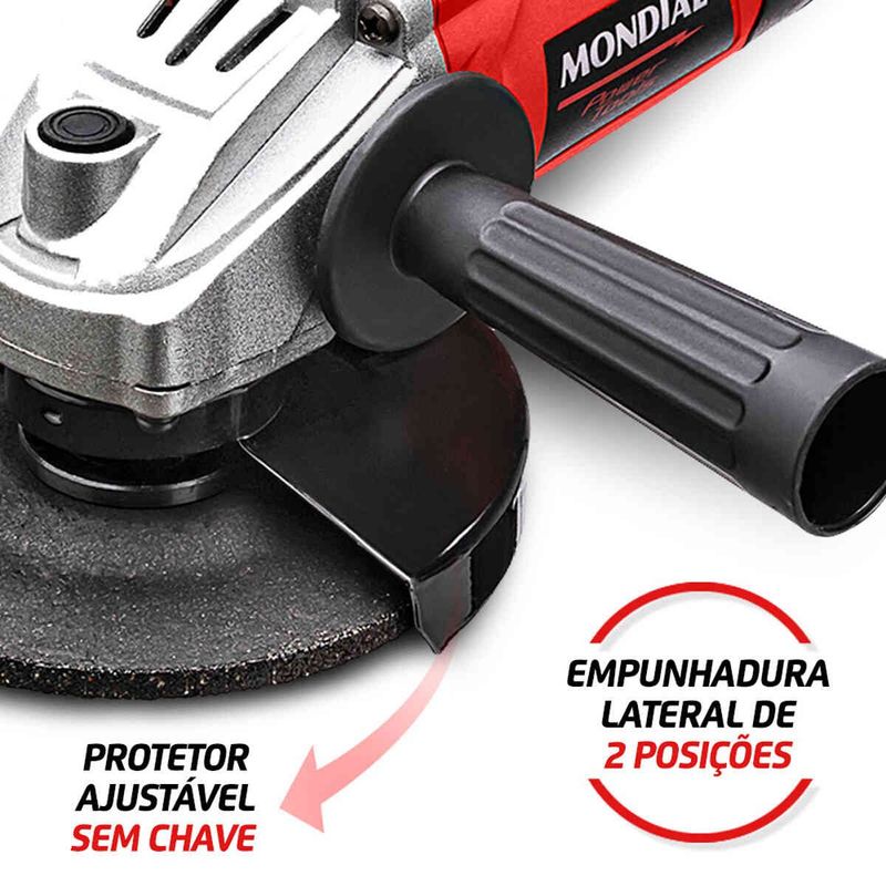 esmerilhadeira mondial 127v/60hz 850w 2391 preto fes-02