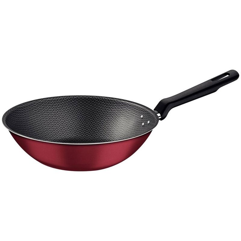 frigideira wok tramontina loreto vermelho 20395724