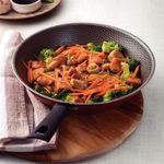 frigideira wok tramontina loreto vermelho 20395724
