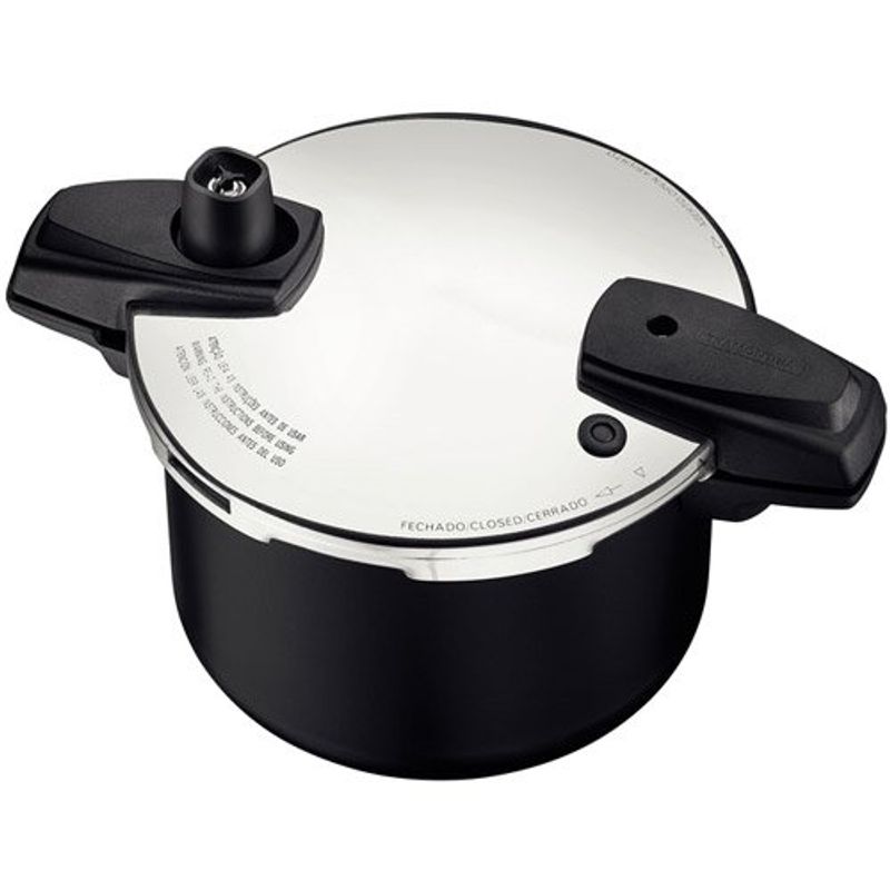 panela de pressão tramontina 4,5l arizona preto 20559420