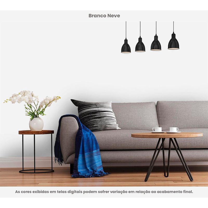 tinta acrílica econômica fosca 3l hidrotintas demais branco neve (mp)