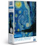 quebra-cabeça toyster 500 peças nano vincent van: gogh a noite estrelada 3049