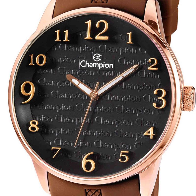 relógio masculino champion marrom ch30224u