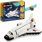 bloco lego creator 144 peças ônibus espacial astronauta 31134