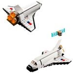 bloco lego creator 144 peças ônibus espacial astronauta 31134