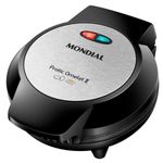 omeleteira elétrica mondial 127v pratic preto inox om-04-bi