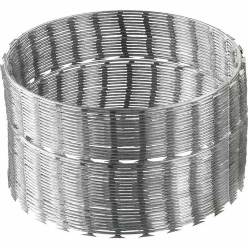 cerca concertina galvalume 10x45cm - fergel (mp)