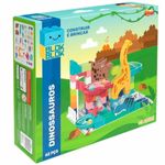 bloco de montar zoop toys 62 peças dinossauros (mp)
