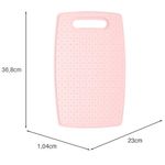 tábua para corte uz 37x23 rosa 7036