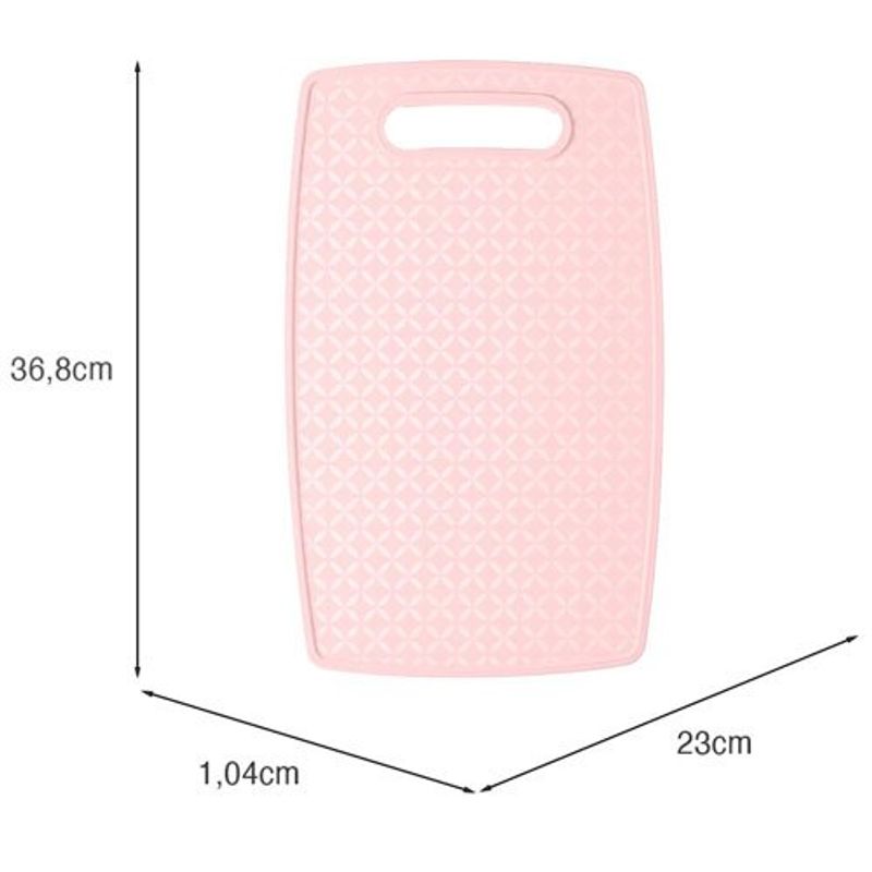 tábua para corte uz 37x23 rosa 7036