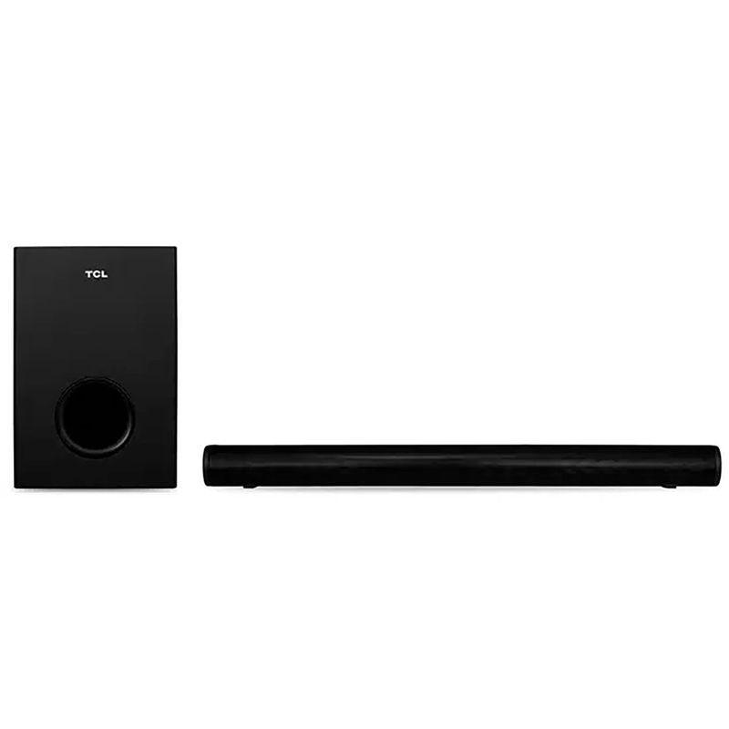 soundbar tcl com subwoofer sem fio bluetooth hdmi arc preto s522w