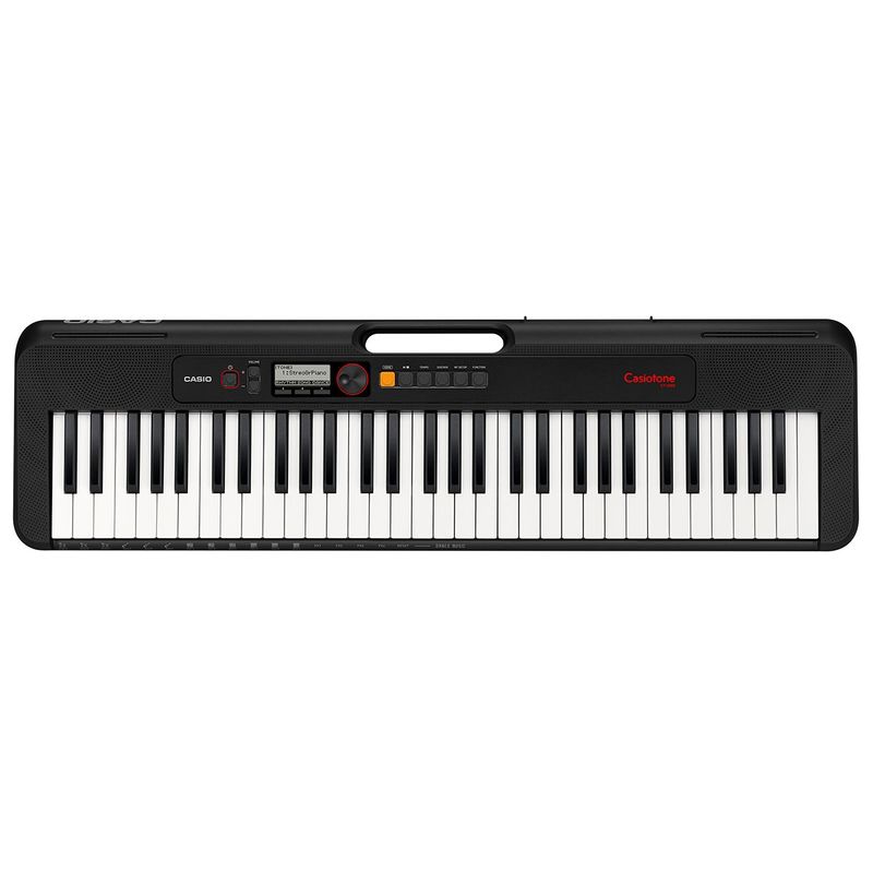 teclado casio casiotone preto ct-s195c2