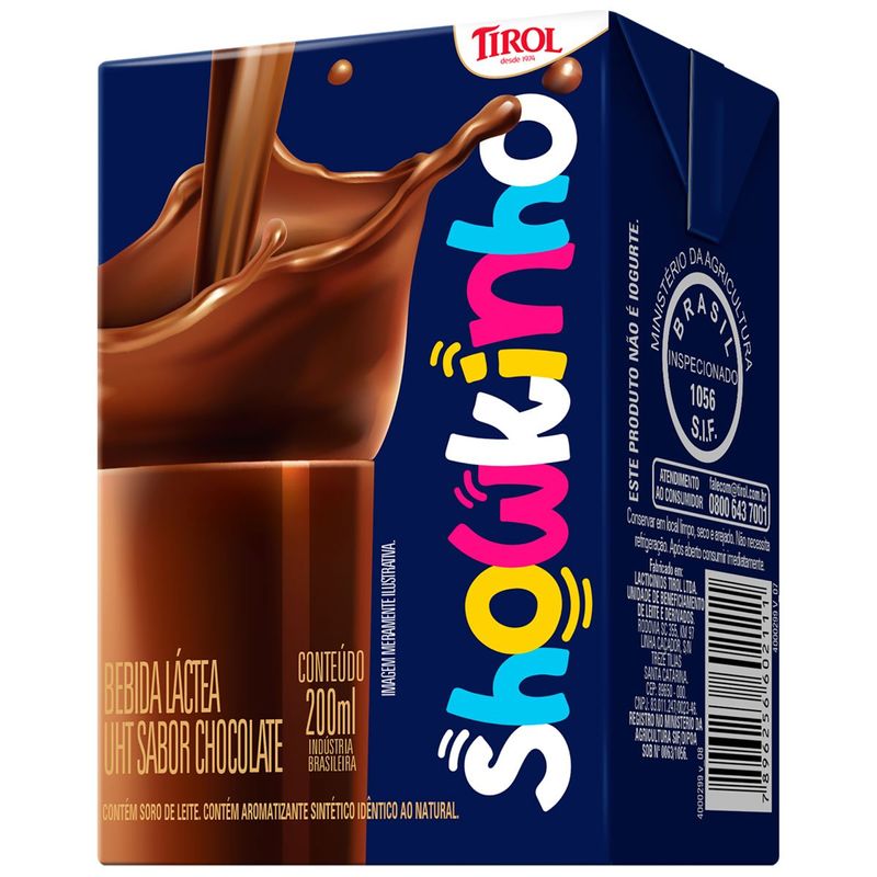 achocolatado tirol showkinho 200ml