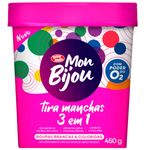 tira manchas em pó 3 em 1 mon bijou brancas e coloridas 450g
