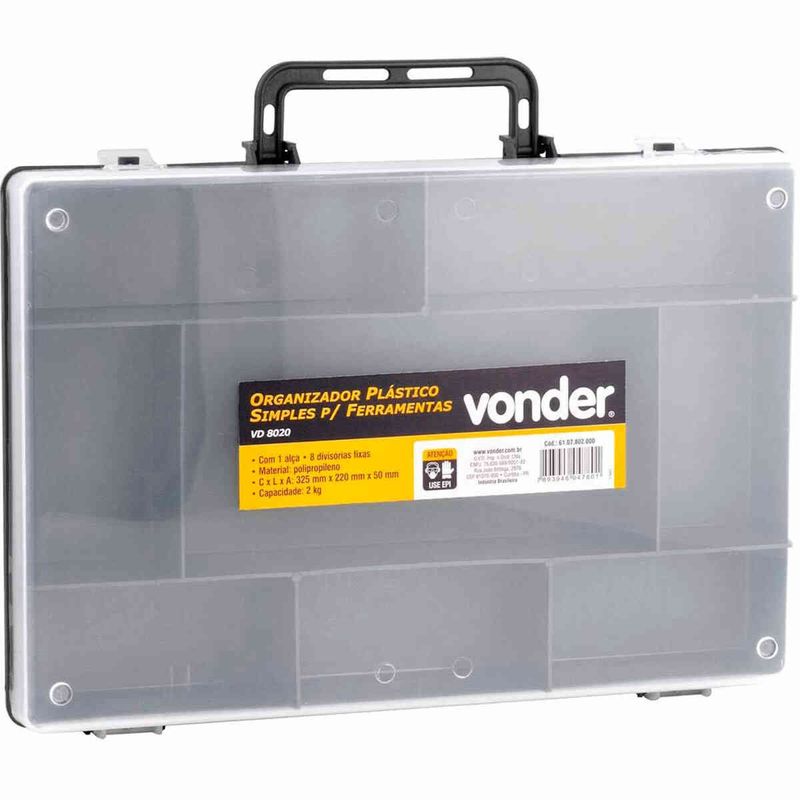 organizador vonder plástico vd8020