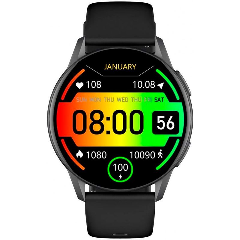 smartwatch xiaomi kieslect bluetooth sensor vc32s e oxímetro preto yft2023eu