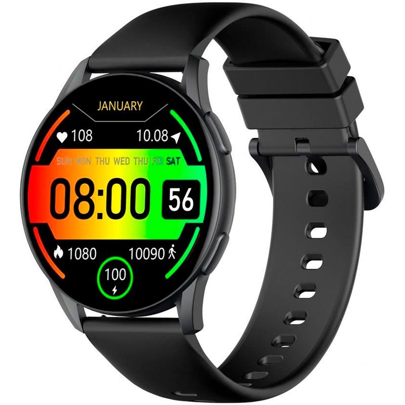 smartwatch xiaomi kieslect bluetooth sensor vc32s e oxímetro preto yft2023eu